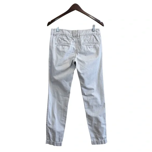 Free People 100% Cotton Chino Low Rise Khaki in Stone Size 0 #1991 - Picture 3 of 8